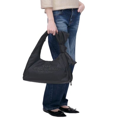 THE BOW NYLON SACK BAG
